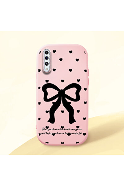 Hontinga حافظة هاتف سامسونج جالاكسي A30S متوافقة مع الكاميرا، مصنوعة من السيل...