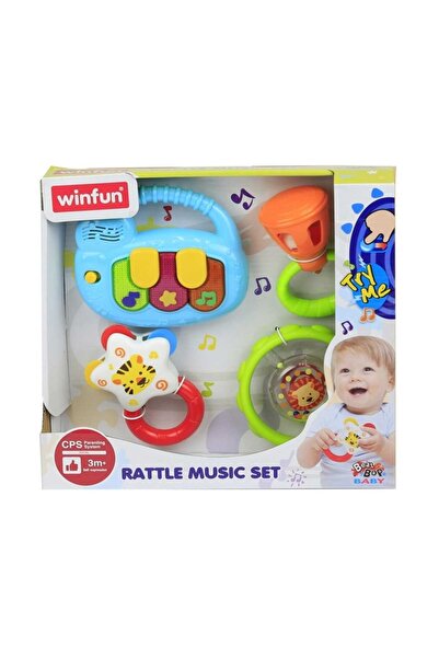 WINFUN Rattle Music Set Keyboard