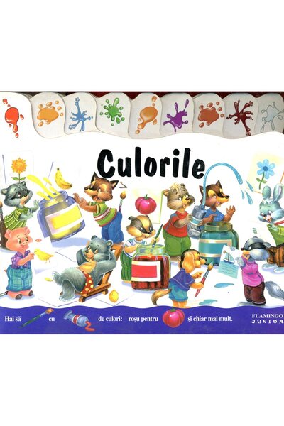 Editura Flamingo Junior Culorile - carte pagini carton