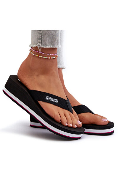 Big Star Shoes Șlapi de damă cu talpă plată Big Star JJ274A333 Alb 40