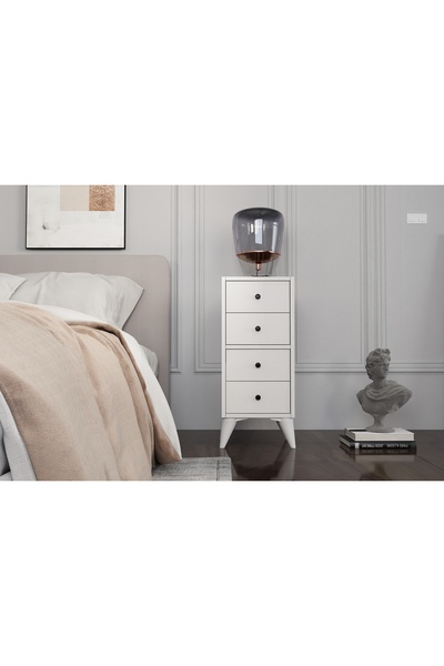 Vivense Yusuf Komodin, 4 Çekmeceli, Kmd_1062_Ç