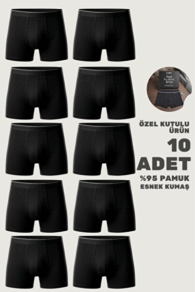 andredimoda Комплект от 10 мъжки боксерки от първокласен плат, премиум пакет,...