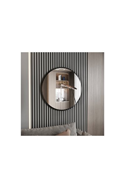 Vivense MARSAH HOME METAL ÇERÇEVELİ YUVARLAK AYNA, SİYAH