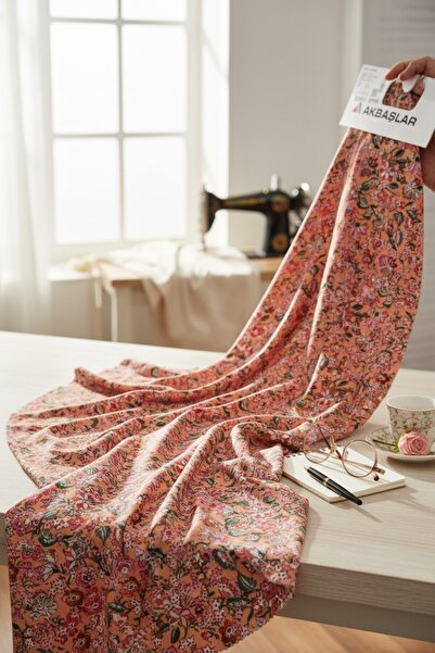 Akbaşlar %100 Viskon Yumuşak Dokulu Dokuma Kumaş | 1 Metre | En: 150cm
