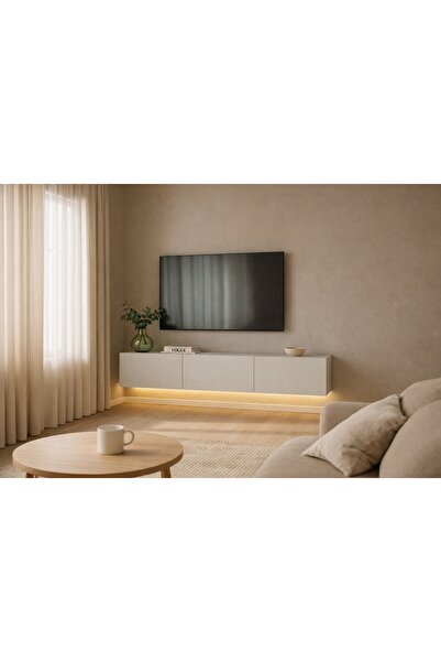 Vivense CERCEİ TV SEHPASI, LEDLİ KUMTAŞI