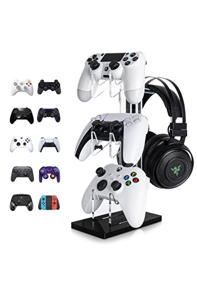 Arabest 3 Tier Gaming Controller Holder Compatible with PS4, PS5, PC, Xbox, U...