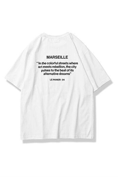 Trendiz Ουνισέξ Μπλουζάκι Μασσαλίας Λευκό