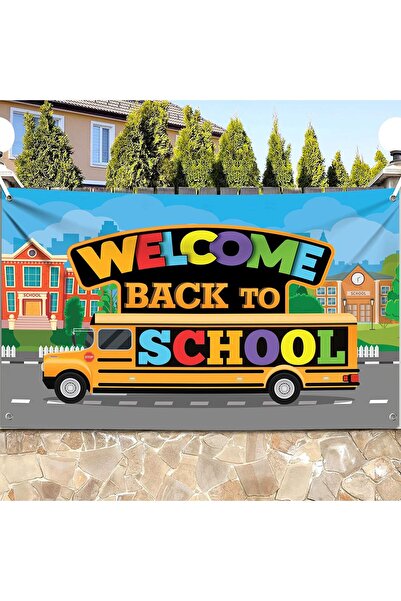 KATCHON لافتة ترحيب بالعودة إلى المدرسة - كبيرة جدًا، 72 × 44 بوصة