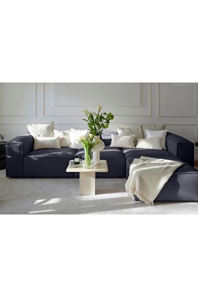 Vivense Relax Soft Standart 4 Modül Köşe Koltuk, Lacivert