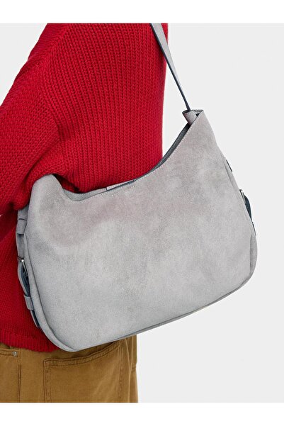 PARFOIS Kadın Deri Efektli Hobo Çanta