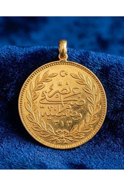 xesha 22 Ayar Altın Kaplama Tam Reşat ve Ziynet Kolye Ucu - Birebir Kuyumcu M...