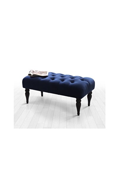 Vivense MİSSUS BENCH PUF, GECE MAVİSİ