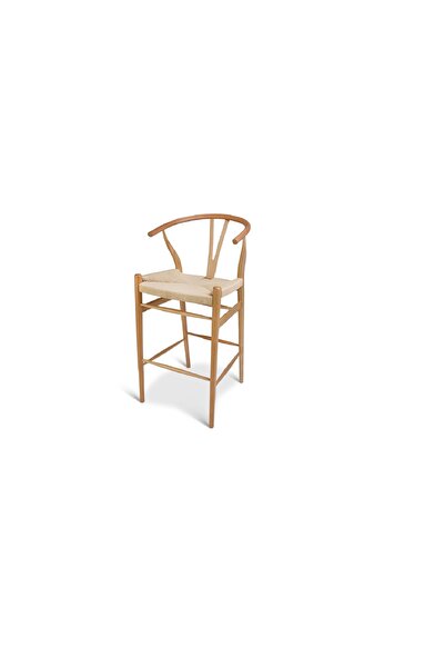 Vivense Wishbone Ahşap Bar Tabure