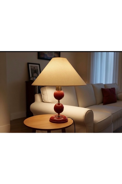 Vivense CLASS MASİF EL İŞÇİLİĞİ ABAJUR, KREM BAŞLIK