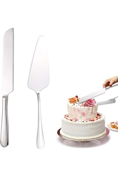 Arabest Premium Stainless Cake Cutting Set, For Birthday, Wedding, Parties an...