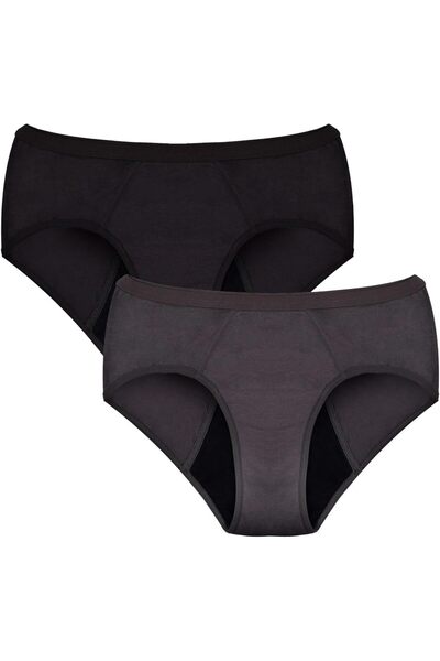 Glamroot Ultimate Leak Proof Cotton Spandex Reusable Period Panties Menstrual...