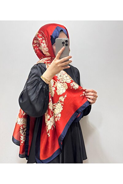zesu co İthal Vual İpek Şal İç Göstermeyen Kaymayan Tesettür Şal