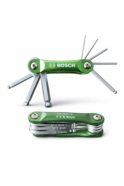 Bosch مجموعة أدوات ألين (ألان) قابلة للطي مكونة من 8 قطع