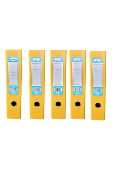 Linea Folder Wide-High (Yellow) (5 Pieces) (34.50 * 28.50 cm)