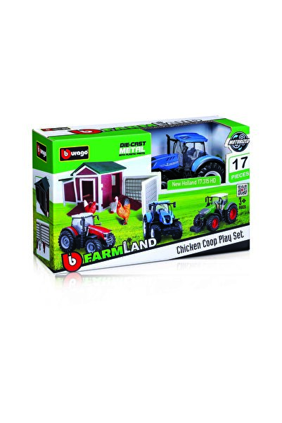 Bbugaro Tractor Bburago New Holland T7.315 Hd Albastru Bb31681-A