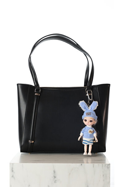 E MODA Breloc mini pentru copii cu urechi de iepure albastru