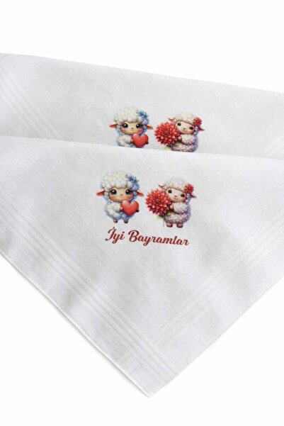 ETİKETİM Kurban Bayramı Mendil-İyi Bayramlar 10 ADET - Hediyelik
