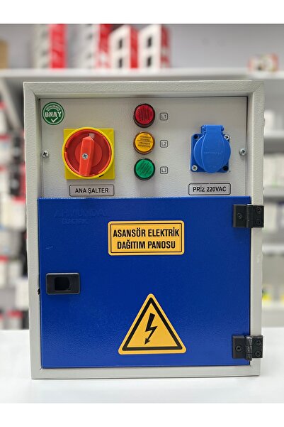 Hyundai 40A 30mA Kaçak Akım Rölesi – Asansör Elektrik Dağıtım Panosu İçin Yük...