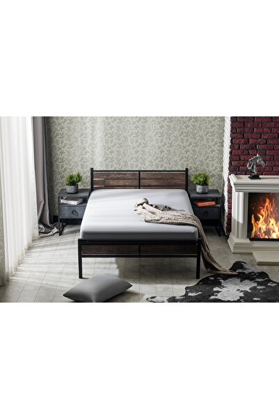 Vivense EVGER METAL KARYOLA, K30, SİYAH, 160X200