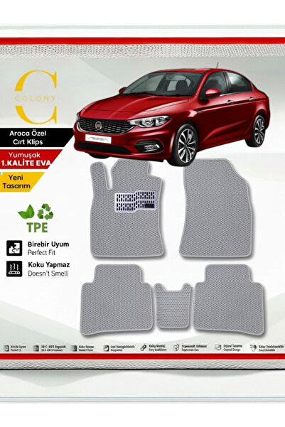 COLONY Fiat Egea Sedan Hücreli Premium 1.Kalite Eva Paspas Seti Paspas Takımı...