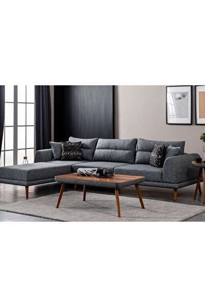 Vivense DEKOR KÖŞE KOLTUK, GRİ, SOL KÖŞE