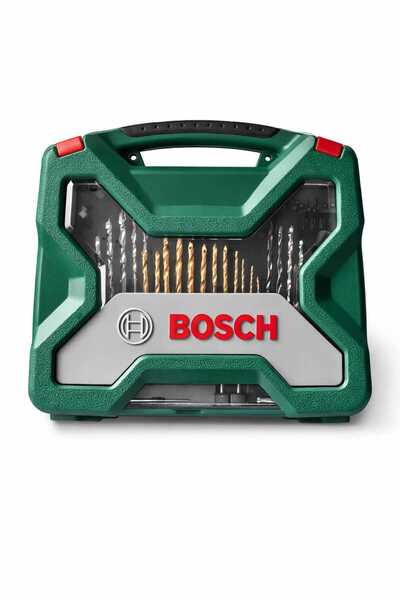 Bosch مجموعة مثاقب التيتانيوم من إكس لاين مكونة من 50 قطعة + مجموعة أدوات ألين قابلة للطي