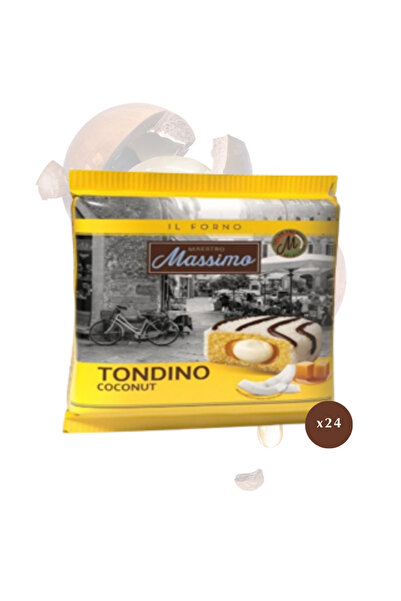 Maestro Massimo كعكة توندينو بنكهة جوز الهند 40 جرام × 24 قطعة في علبة واحدة