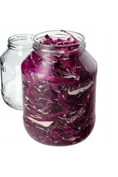 KADAX 2x Borcan 2,5 L Borcan pentru Miere, Confituri, Castraveți, Lichioruri ...