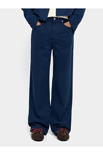 PARFOIS Kadın Liyosel ve Pamuklu Denim Pantolon