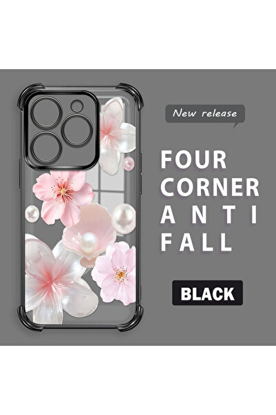 ucuc حافظة شفافة متوافقة مع Infinix Smart 8/8 Pro ذات أربعة زوايا من السيليكو...