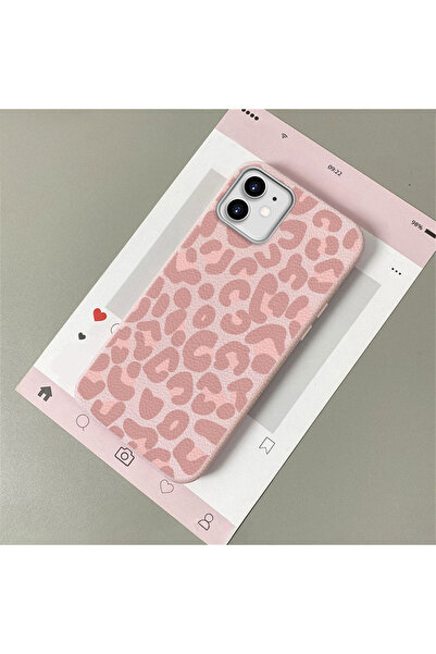 CASEVIBE iPhone 12/12 Pro Uyumlu Şık leopar desenli, deri dokulu telefon kılıfı