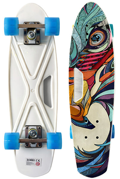 Sportaj Premium 66 cm Penny Board Mini Cruiser Kaykay – ABEC-7 Rulman, PU Tek...