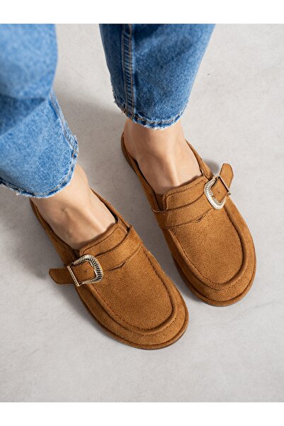 ALEMDAR AYAKKABI GABRİEL Taba T detaliu la cataramă Papuci de damă