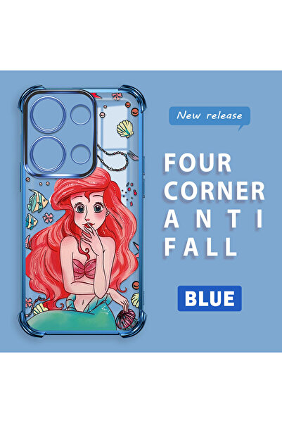 ucuc غطاء حماية شفاف متوافق مع ريدمي نوت 13 برو 4G، مصنوع من السيليكون بأربعة...