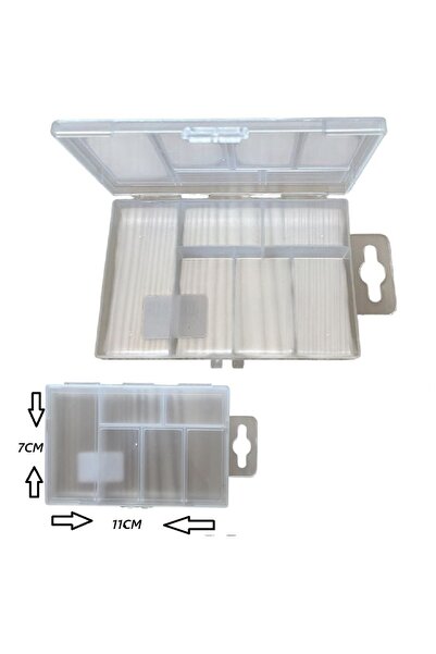 CAPTAIN 6 Göz Şeffaf İğne Jig Head LRF Kutusu