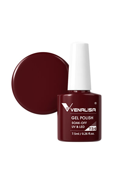 Venalisa Venalisa semi-permanent nail polish, 7.5 ml, shade 734