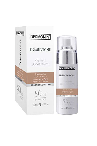 DERMOMİN Pigmentone Güneş Kremi SPF 50 150 ml Leke Karşıtı ve Güneş Koruyucu ...