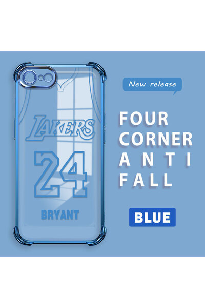 ucuc iPhone 7/8/Se 2020 2022 Compatible Transparent Four Corner Silicone Coat...