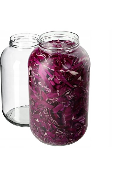 KADAX 2 buc. Borcane de 4 L, Borcan pentru miere, conserve, castraveți, lichi...