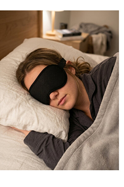 POTİPET 10Pcs Soft Comfortable Sleep Band Sleep Goggles Car Home Office Spa M...