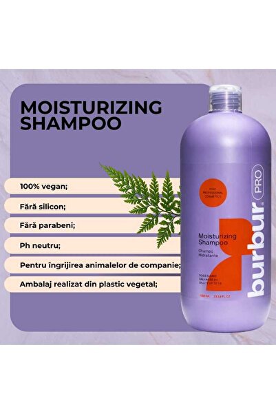 Burbur Pro ȘAMPON HIDRATANT SUPER-PREMIUM PENTRU CÂINI ȘI PISICI 1L