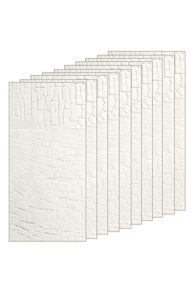 Teno Set de 10 panouri decorative exterioare Teno®, cărămidă lustruită, imper...