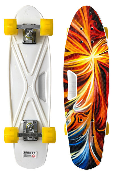 Sportaj Premium 66 cm Penny Board Mini Cruiser Kaykay – ABEC-7 Rulman, PU Tek...