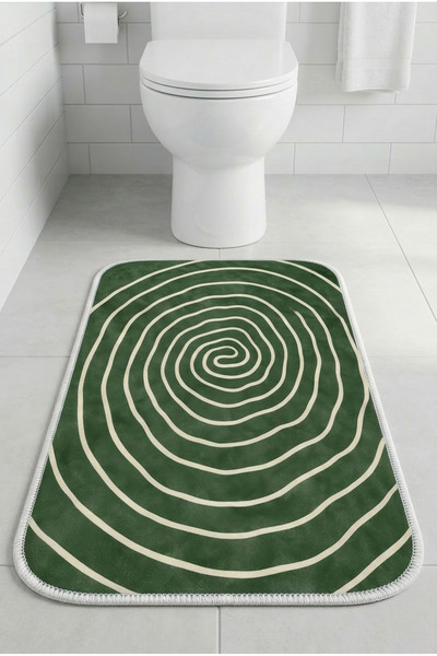 Zevahir Home Χαλάκι μπάνιου πολλαπλών χρήσεων για μπροστά από την τουαλέτα, α...