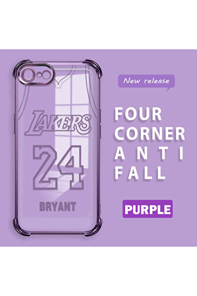 ucuc حافظة شفافة متوافقة مع iPhone 7/8/SE 2020 2022 مصنوعة من السيليكون بأربع...